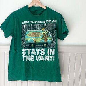 🐶 Scooby-Doo! Mystery Van Green Graphic Tee size medium